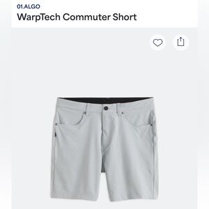 01. Algo Warptech Commuter Short - Light Gray